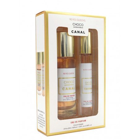 Estuche Choco Mademoiselle 37 ml + 20 ml Pack de 6 Unidades Estuche Choco Mademoiselle 37 ml + 20 ml Pack de 6 Unidades