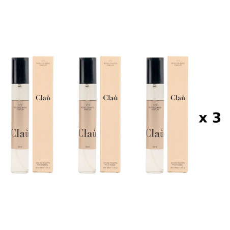 Clau 33毫升 包装 3 件 等效香水 Reyes Queens
