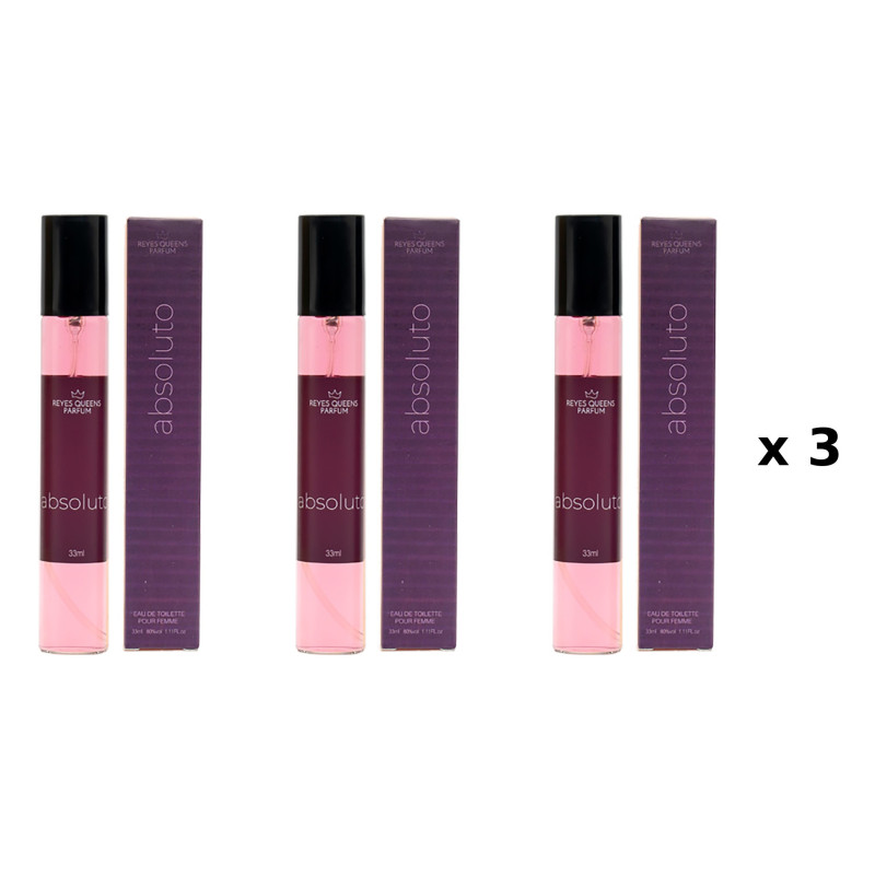 Absolu 33 ml Pack de 3 unités parfum équivalent Reyes Queens