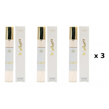 Le'Adoro 33 ml Pack de 3 unités parfum équivalent Reyes Queens