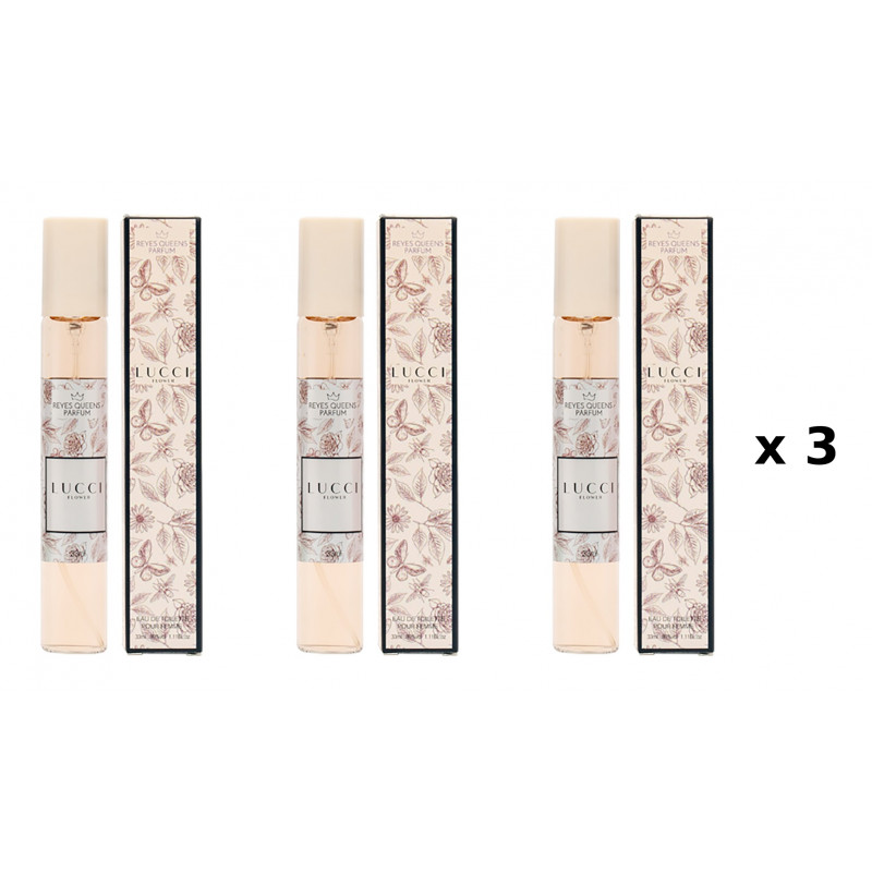 Lucci Flower 33 ml 3er-Pack äquivalentes Parfum Reyes Queens