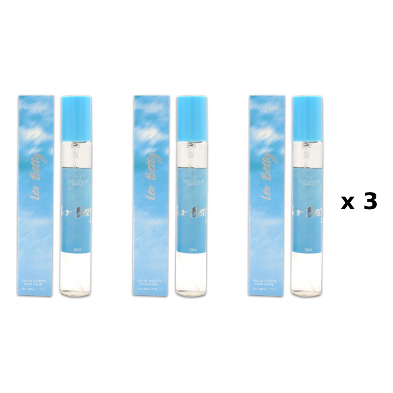 Leo Betty 33 ml Pack de 3 unités parfum équivalent Reyes Queens