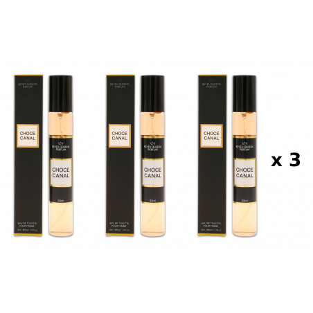 Choce Kanal 33 ml Packung mit 3 Stück äquivalentes Parfum Reyes Queens
