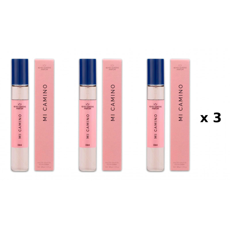 Mi Camino 33 ml Pack de 3 unités parfum équivalent Reyes Queens
