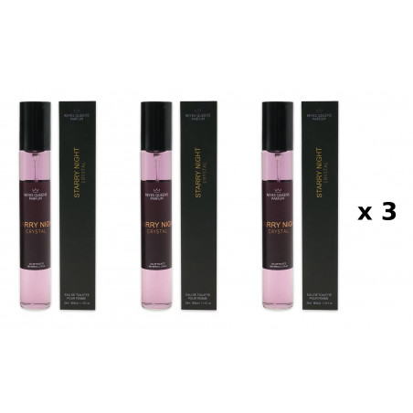 星夜水晶 33 毫升 3 件装 等效香水 Reyes Queens