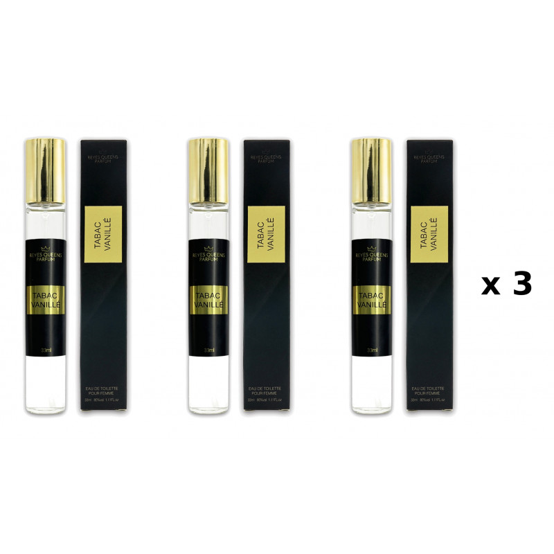 Tabac Vanille 33 ml 3er-Pack äquivalentes Parfum Reyes Queens