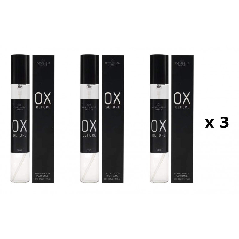 Ox Before 33 ml Packung mit 3 Einheiten äquivalentes Parfum Reyes Queens