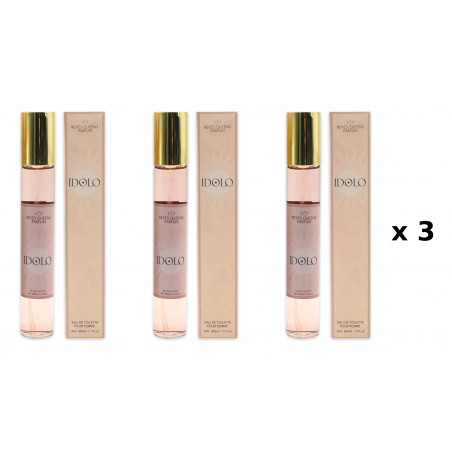Idolo 33 ml Embalagem com 3 unidades perfume equivalente Reyes Queens