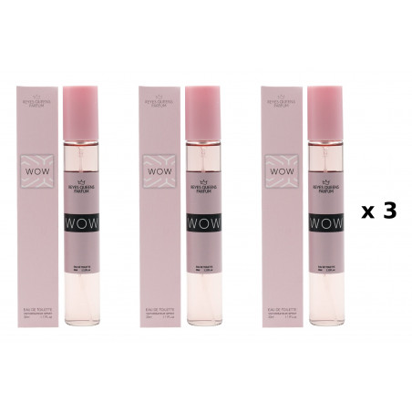 Wow 33 ml Pack de 3 unités parfum équivalent Reyes Queens