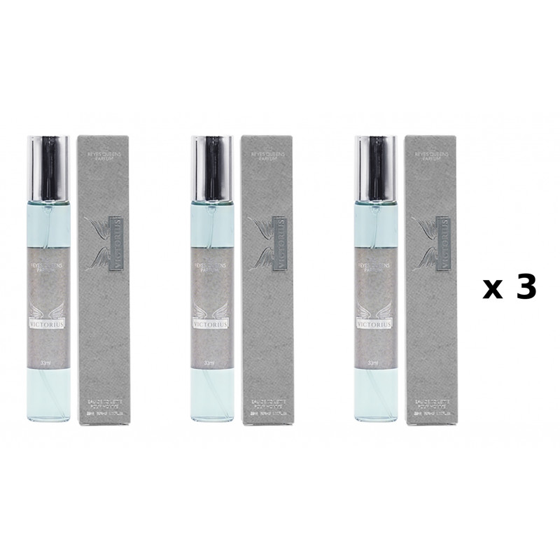 Victorius 33 ml Pack de 3 unités parfum équivalent Reyes Queens