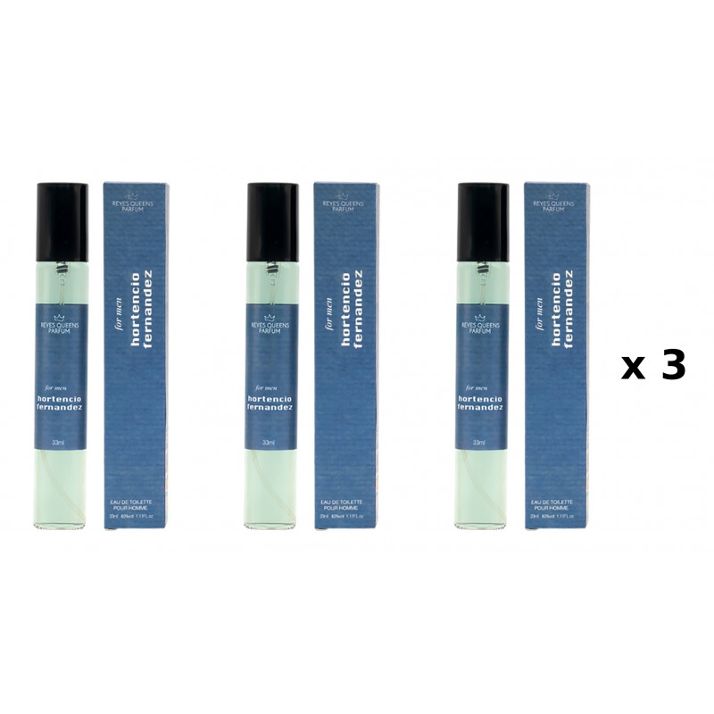 Hortencio Fernandez For Men 33 ml Pack de 3 unités parfum équivalent Reyes Queens
