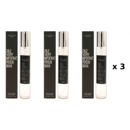 2&2 Very Important Person 33 ml Packung 3 Einheiten äquivalentes Parfum Reyes Queens