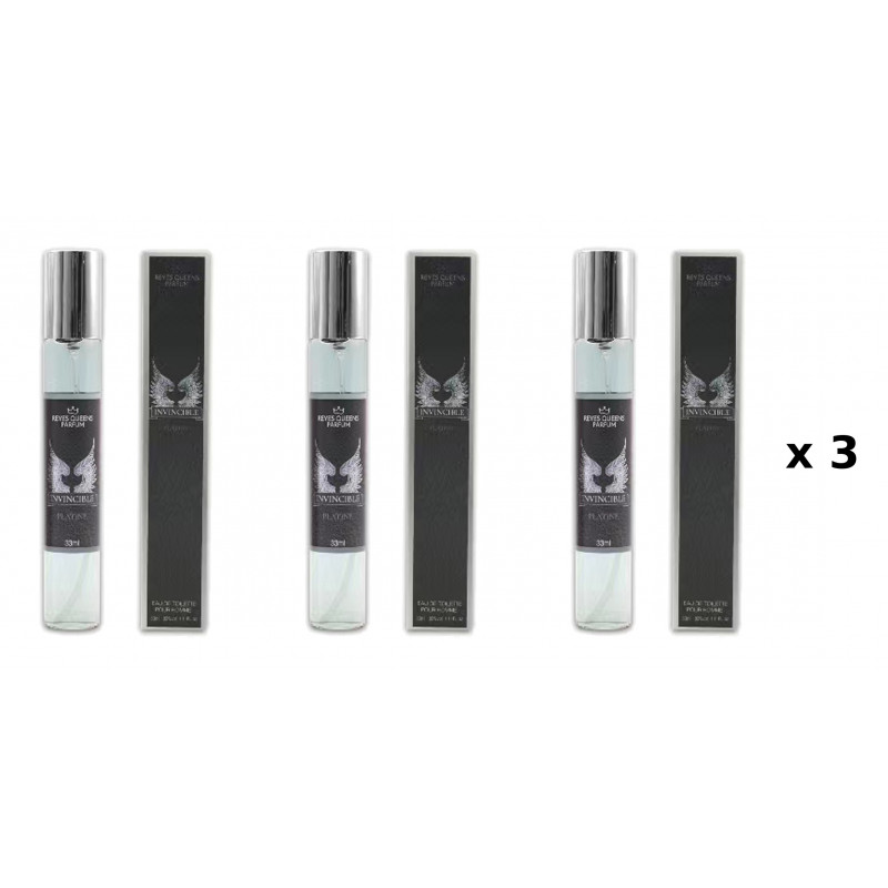 Invincible Platine 33 ml 3er-Pack äquivalentes Parfum Reyes Queens