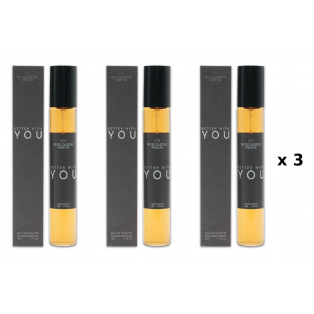 Perfume equivalente a Giorgio Armani Emporio Armani Stronger With You REYES QUEENS Melhor contigo 33 ml Embalagem com 3 unidades