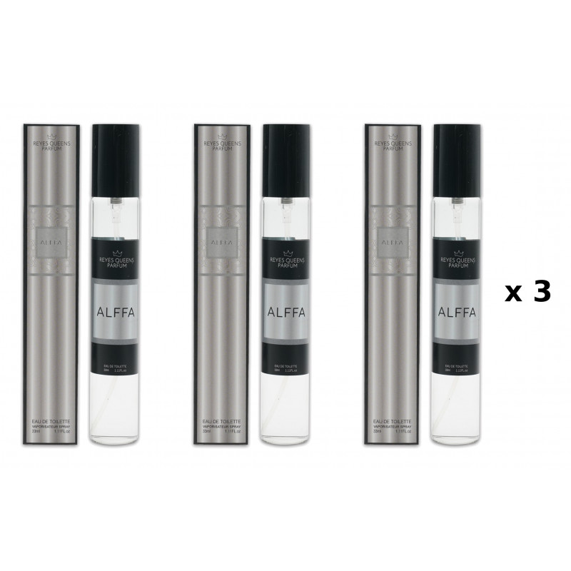 Alffa 33 ml Pack of 3 Units equivalent perfume Reyes Queens