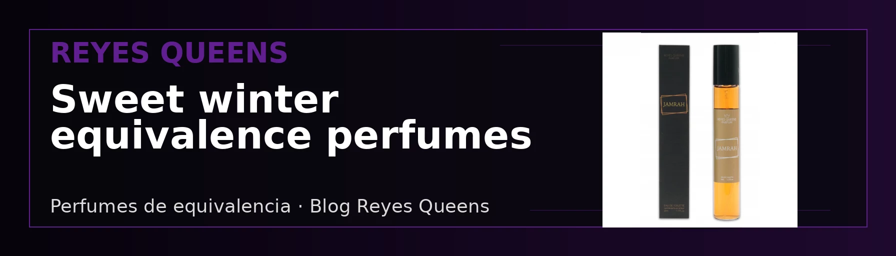 Sweet winter equivalence perfumes