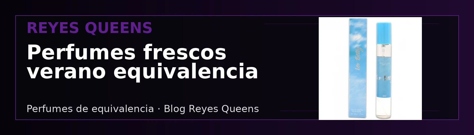 Perfumes frescos para verano: equivalencias ligeras y limpias